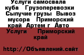 Услуги самосвала 3(куба). Грузоперевозки. Сыпучие грузы. Вывоз мусора - Приморский край, Артем г. Авто » Услуги   . Приморский край